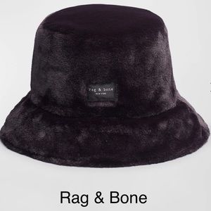 Rag & Bone Black Bucket Hat NEW